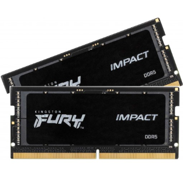זכרון לנייד Kingston Fury Impact 32GB 2X16GB 6000mhz DDR5 C38 SOD