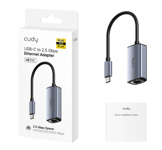 כרטיס רשת CUDY USB-C to 2.5Gb