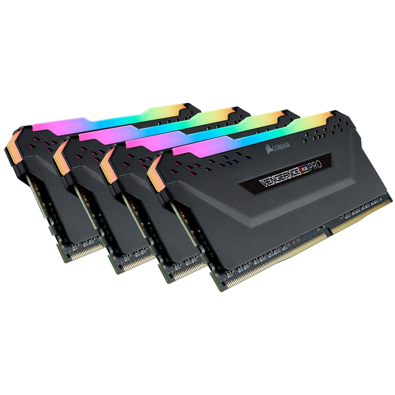 זכרון לנייח Corsair Vengeans 128GB 4X32 DDR4 3000Mhz C16 RGB