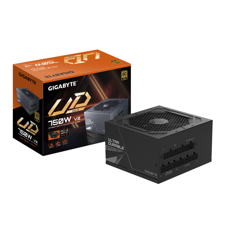 ספק כוח Gigabyte UD750M PG5 V2 750W 80 Plus Gold PCIE 3.1 ATX 5.1