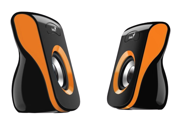 רמקולים GENIUS SP-Q180 USB פס כתום