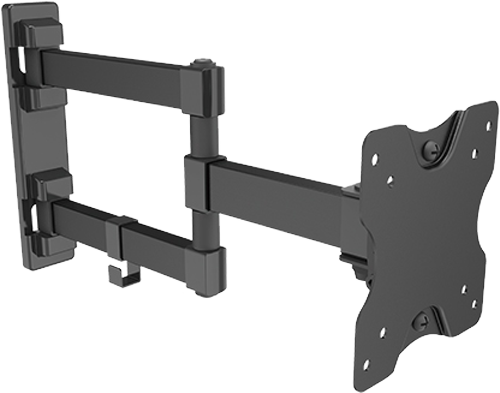 זרוע דו מפרקית מאלומיניום VESA 100/75 up to 27 and 15kg
