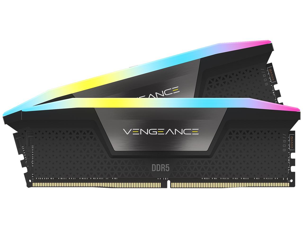 זכרון לנייח Corsair Vengeance RGB 32GB 2X16 DDR5 6000Mhz C38