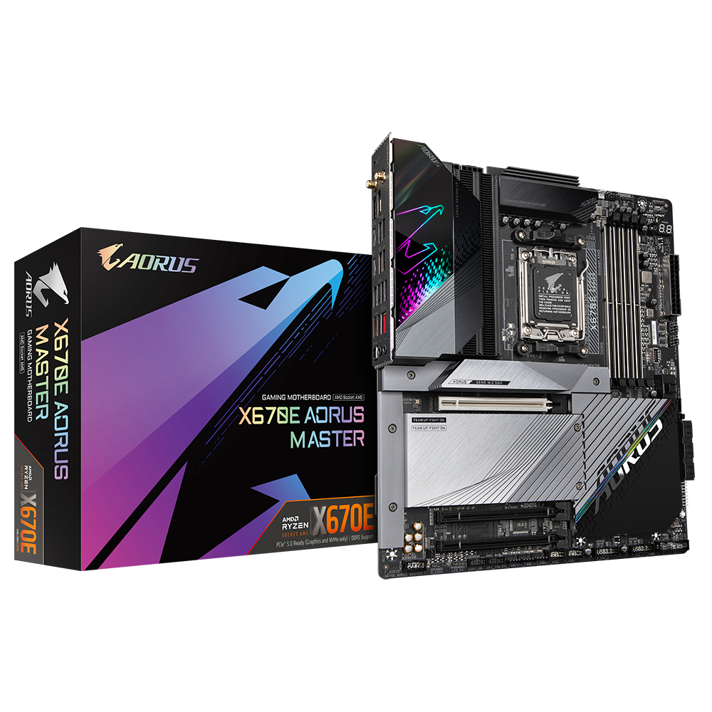 לוח Gigabyte X670E AORUS MASTER 1.1 AMD AM5 DDR5 WIFI 6E E-ATX