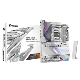 לוח אם GIGABYE X870E AORUS MASTER X3D ICE WIFI7 DDR5 10GBE