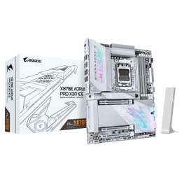 לוח אם GIGABYE X870E AORUS PRO X3D ICE WIFI7 DDR5 5GBE