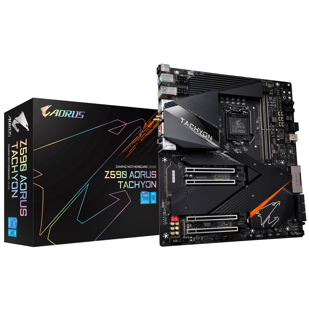 לוח אם Gigabyte Z590 AORUS TACHYON LGA1200 best for Overclocking