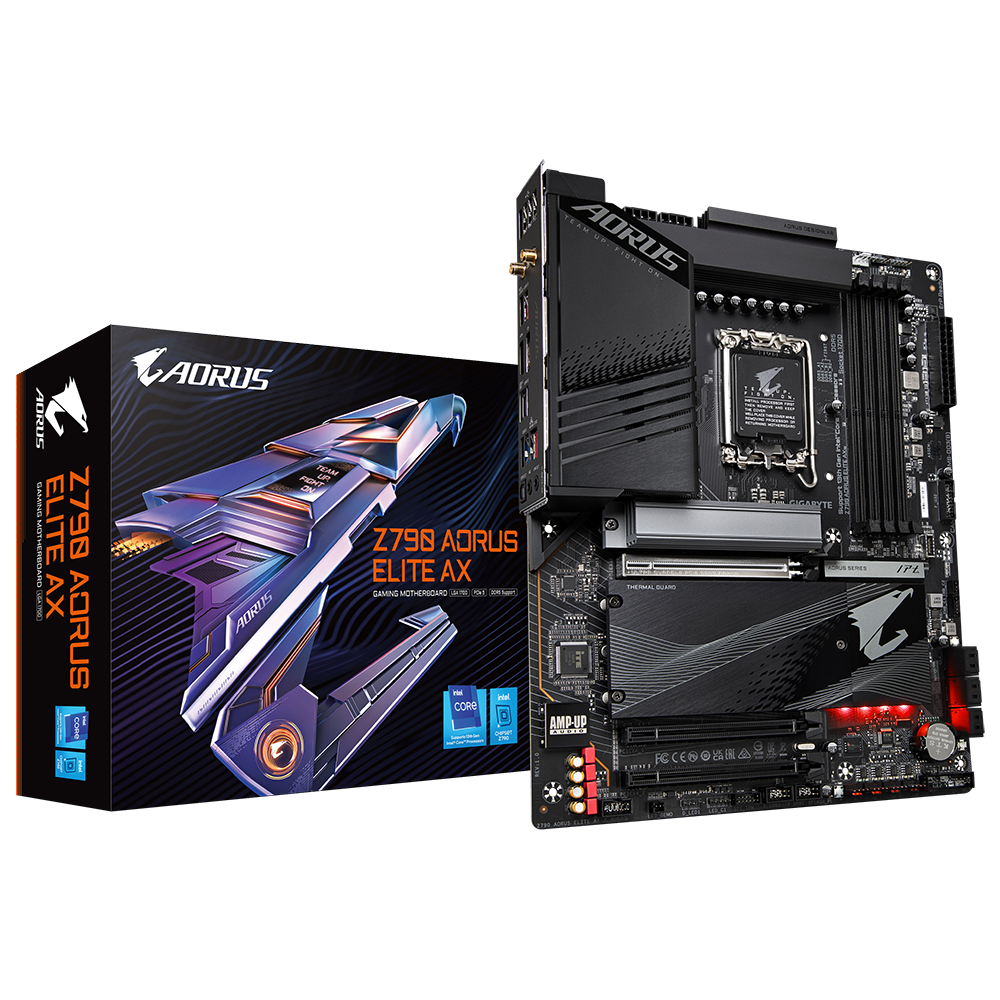 לוח Gigabyte Z790 AORUS ELITE AX DDR5 WIFI 6E 2.5GB Lan LGA1700 R