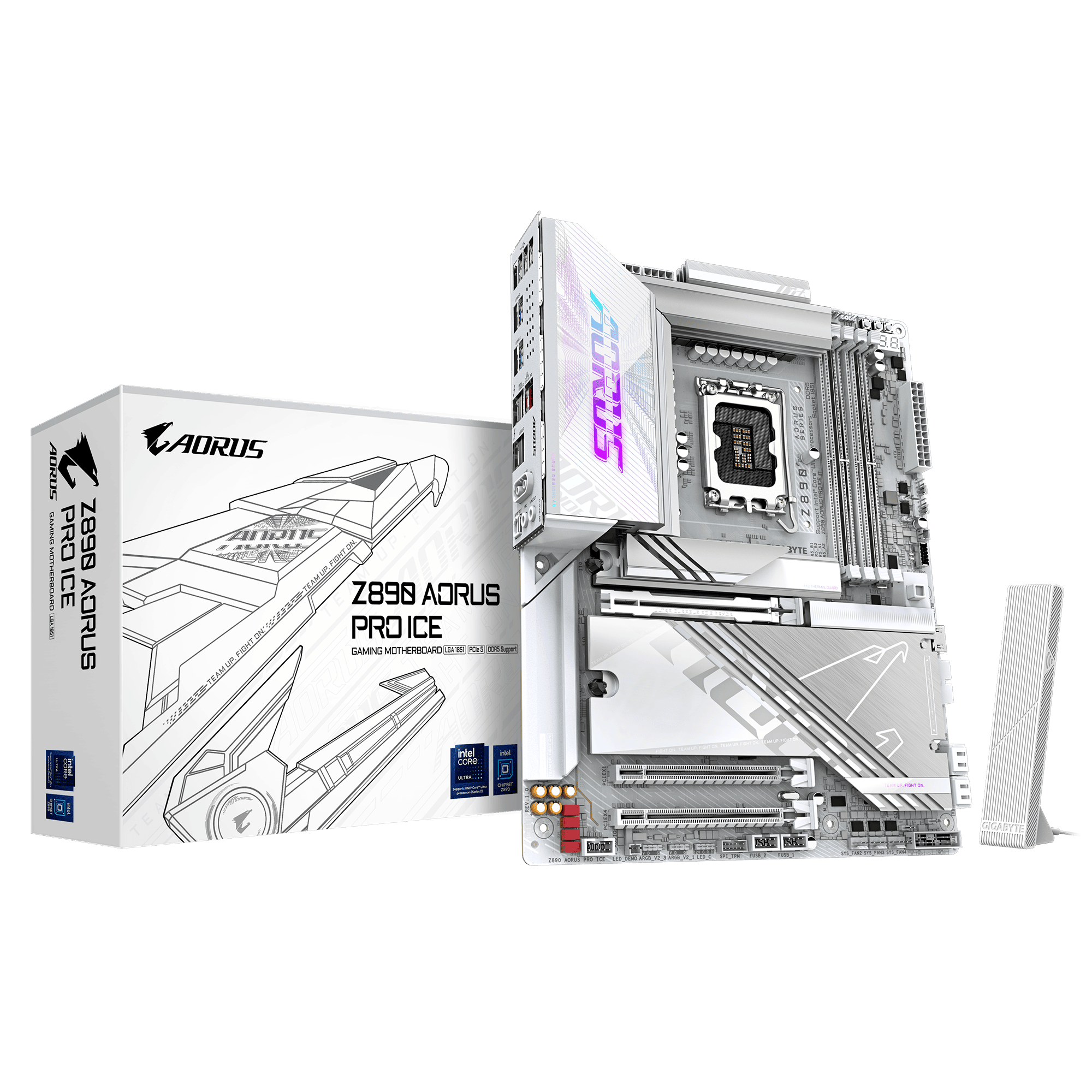 לוח לאינטל דור 15 Gigabyte Z890 AORUS PRO ICE 5GbE ATX LGA1851