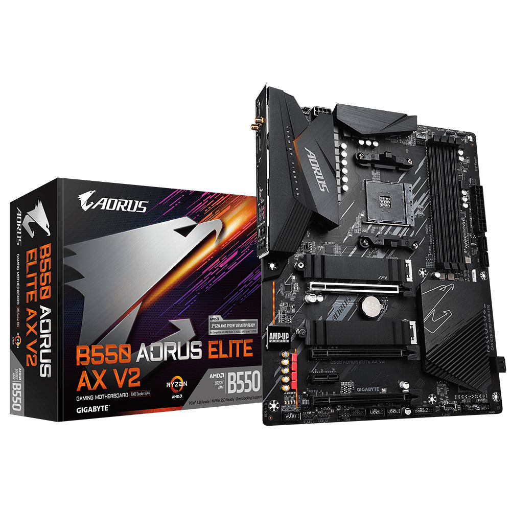 לוח אם GIGABYTE B550 AORUS ELITE AX V2 RGB