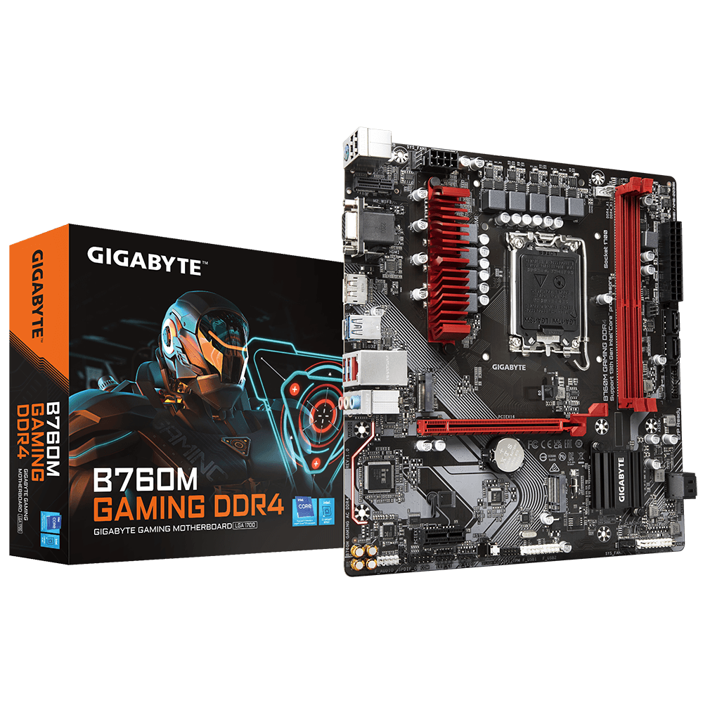 לוח Gigabyte B760M GAMING DDR4 1.1 Micro-ATX LGA1700
