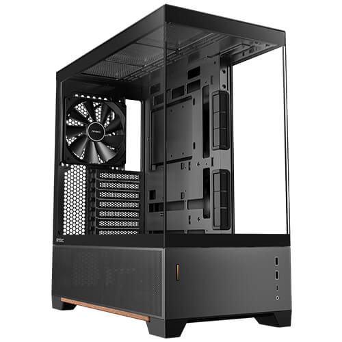 מארז Antec C6 Wood Black ATX 3 PWM Fans Type C