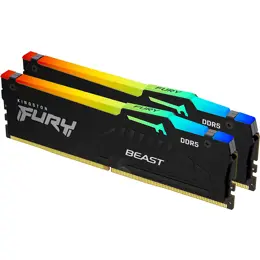 זכרון לנייח Kingston Fury Beast RGB 32GB 2C16 DDR5 5600MHZ C40