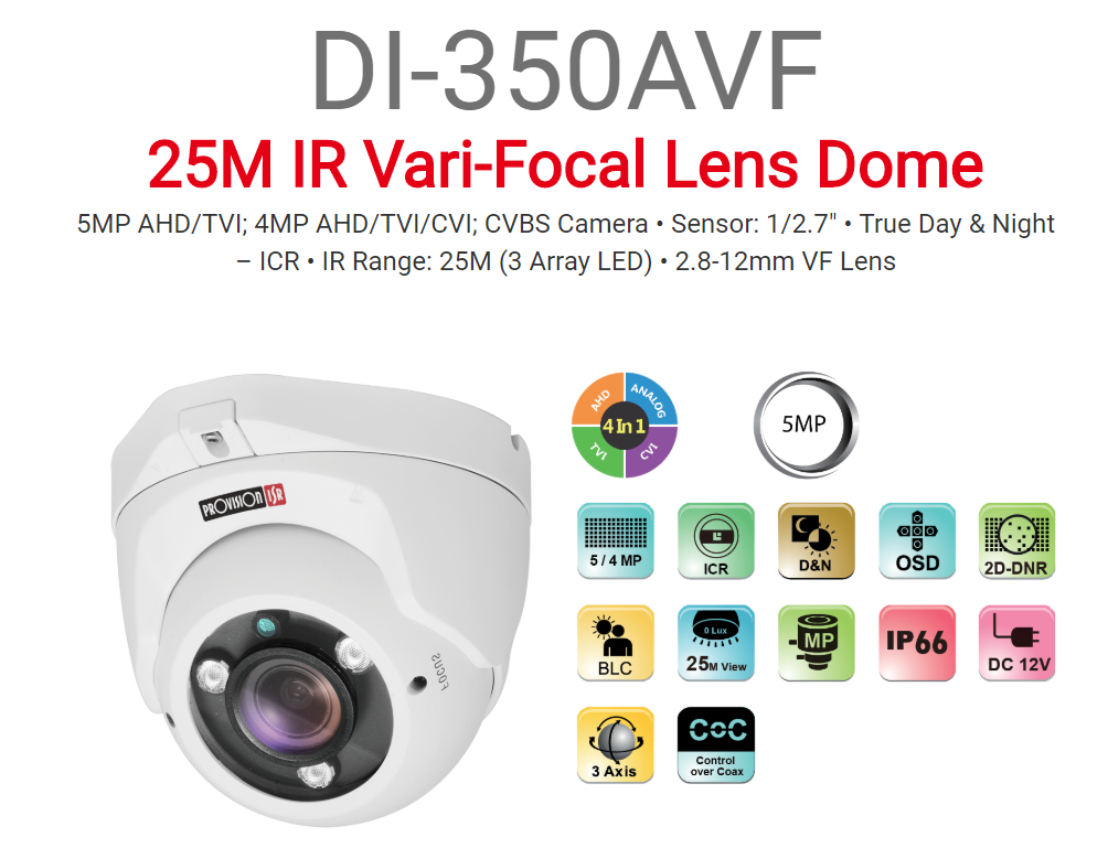 מצלמה DI-350AVF 5MP