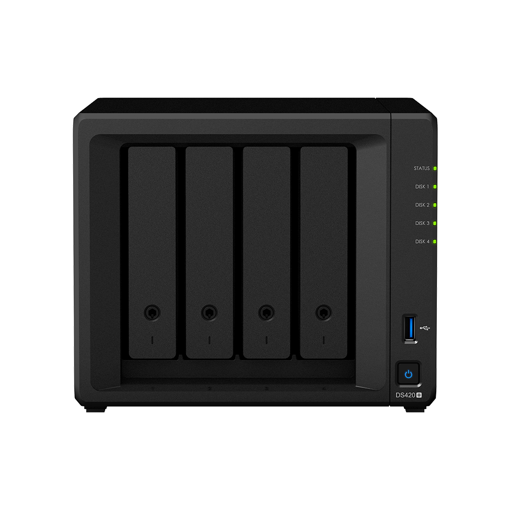 נאס Synology 4 Bay DiskStation DS420PLUS 2X1Gbe NVME Boost