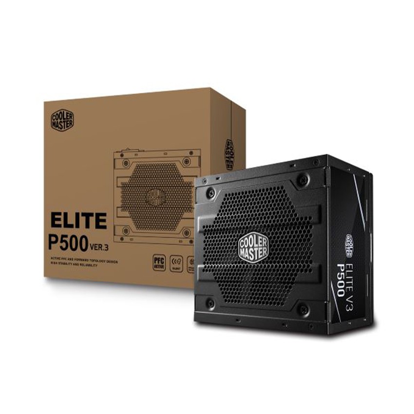 ספק כוח Cooler Master Elite 500W V3 ATX Active PFC