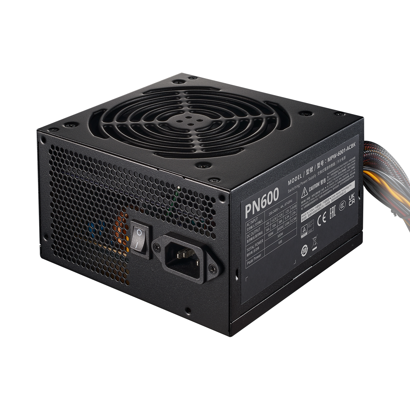 ספק כח Cooler Master ELITE NEX PN 600W Active PFC
