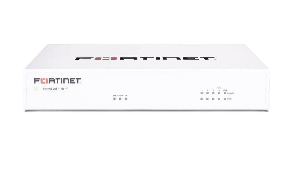 נתב מאובטח Fortinet Fortigate 40F Router Firewall 1XWAN 4X RJ45