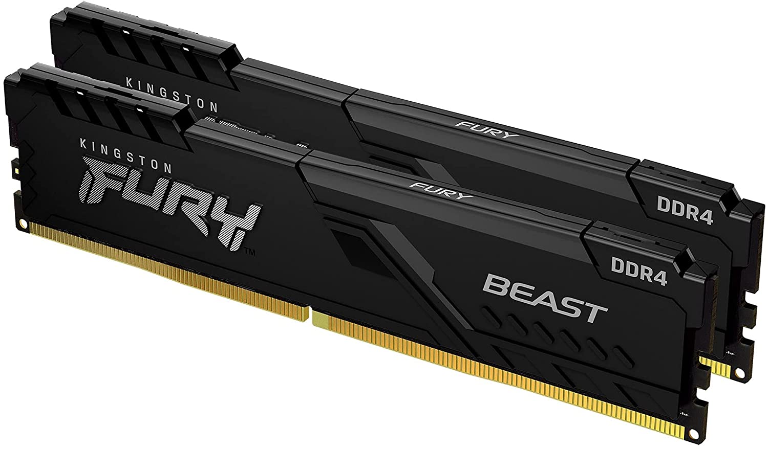 זכרון לנייח Kingston Fury Beast Black 32GB 2X16 6000MHZ DDR5 C36