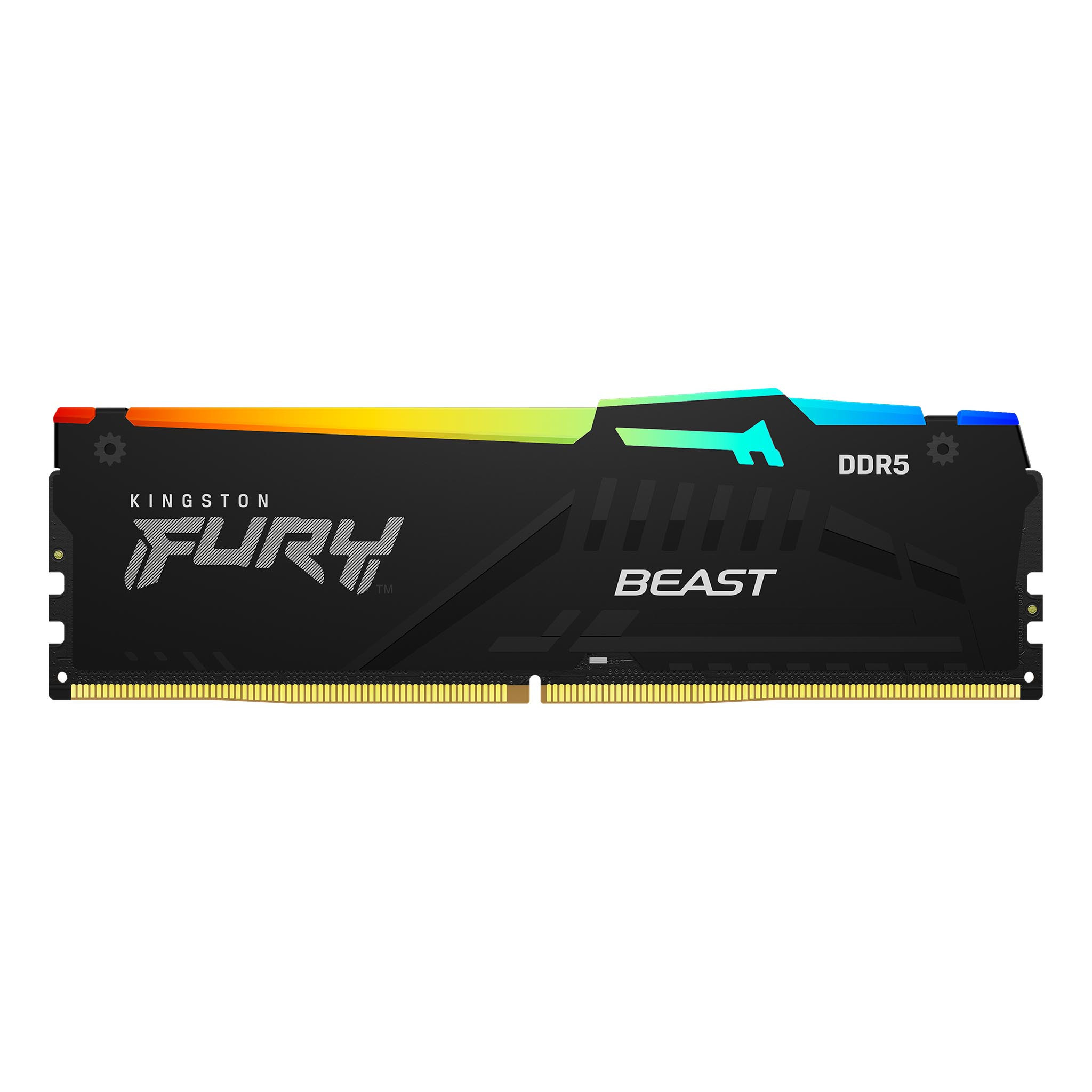 זכרון לנייח Kingston Fury Beast Black RGB 32GB 6400MHZ DDR5 C32