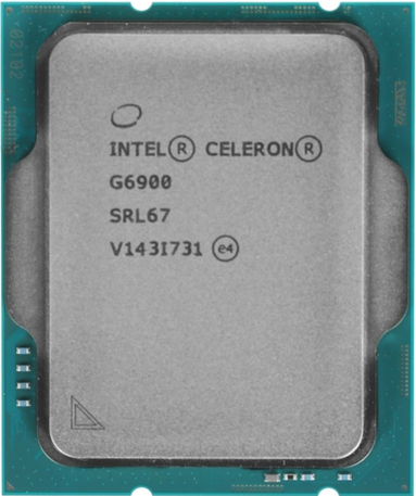 מעבד דור 12 Intel Celeron G6900 Tray UHD 710 GPU LGA1700