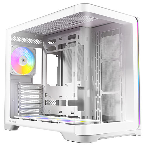 מארז לבן Antec C5 Curve ARGB Mid-Tower ATX 4x ARGB FANS Type-C