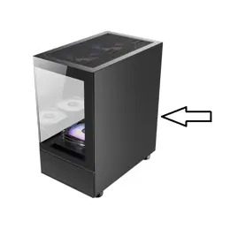 צד ימין למארז שחור ANTEC CX200M