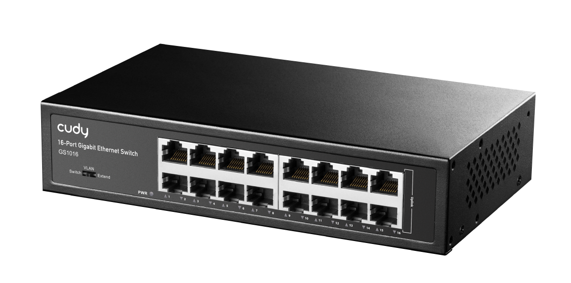 מתג לא מנוהל CUDY GS1016 16 Port Gigabut Ethernet Switch