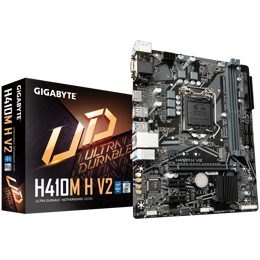 לוח אם אינטל דור 10 Gigabyte H410M H V2 2.0 Micro-ATX LGA1200