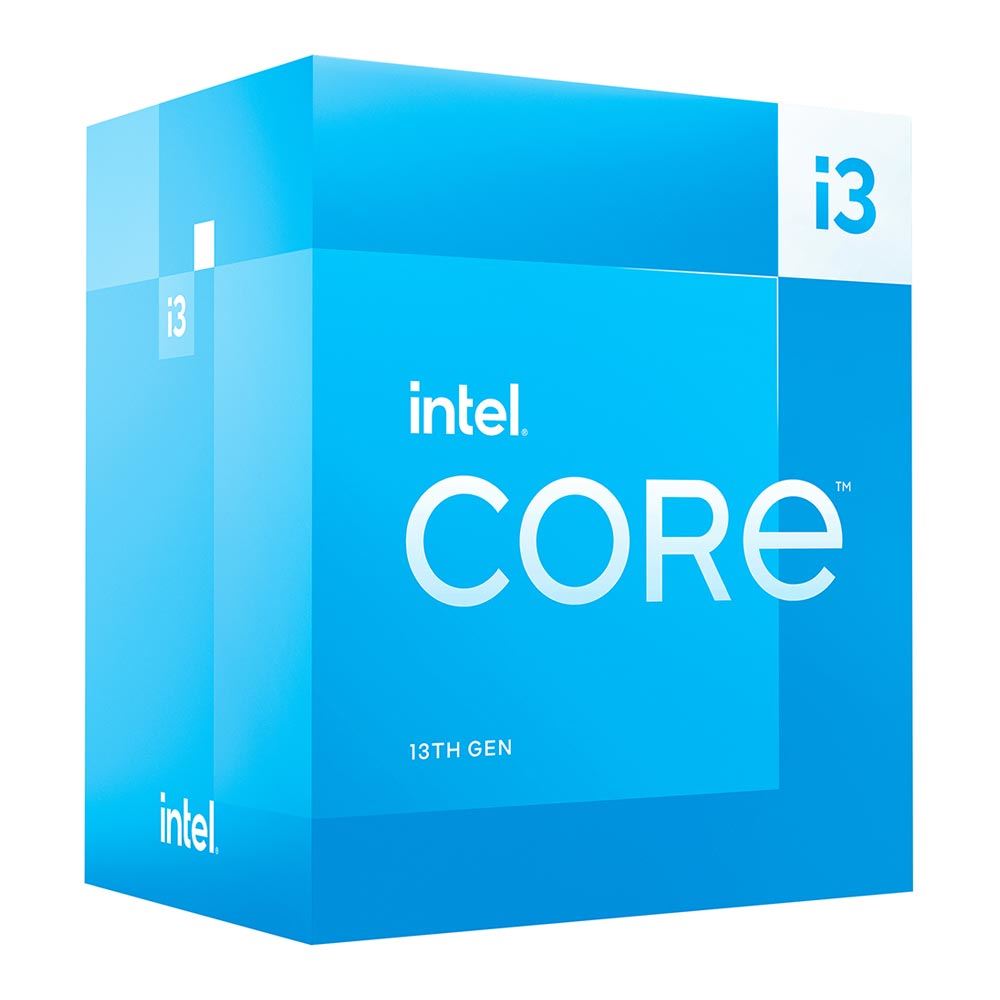 מעבד INTEL I3-13100 Box With Fan 4 cores up to 4.5 Mhz LGA1700