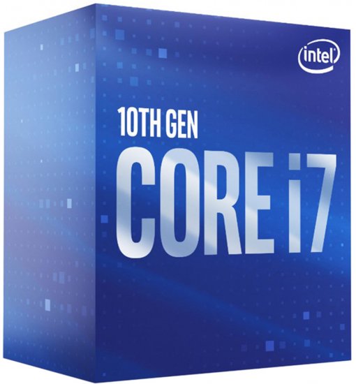 מעבד אינטל דור 10 Intel Core i7-10700 BOX 4.8Ghz 8 Cres 16 Trds