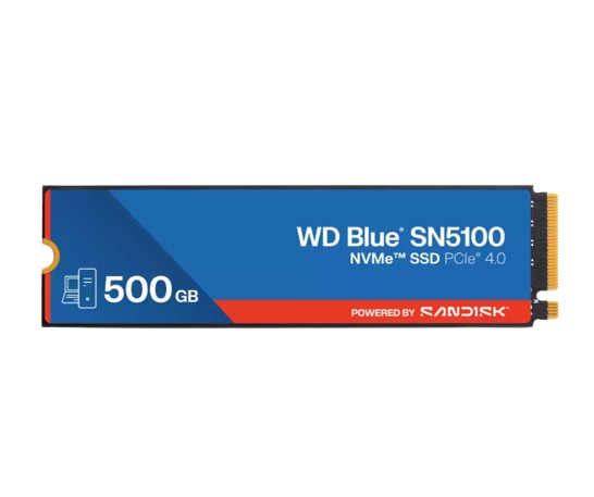 דיסק פנימי WD BLUE SN5100 512GB Gen4.0 Up to 6600MB/S Read 2280