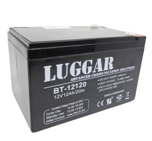 סוללה לאל פסק 12V 12Ah 90mm