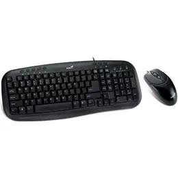 סט חוטי Genius Smart KM-200 Keyboard and Mouse USB Black