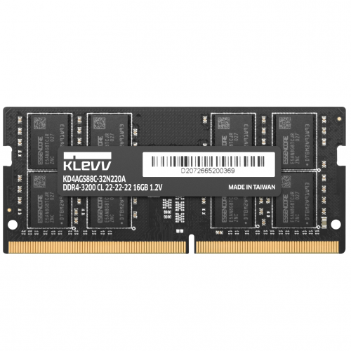 זכרון לנייד KLEVV DDR4 16GB 3200 C22 1.2V SODIM