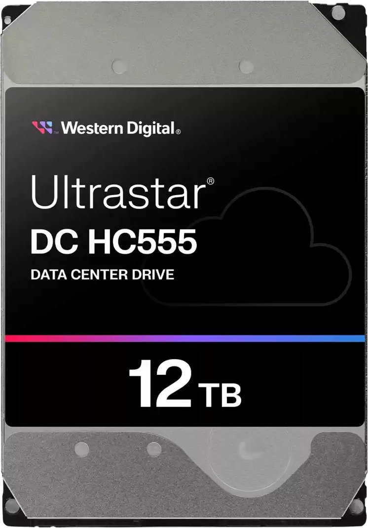 ד. פנימי WD Ultrastar DC HC555 12TB Data Center HDD 3.5 7200RPM