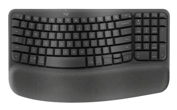 מקלדת ארגונומית אלחוטית LOGITECH LOGI Wave Keys