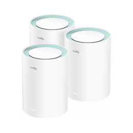 מגביר טווח Cudy M1500 AX1500 MESH WIFI6 System 3 pack
