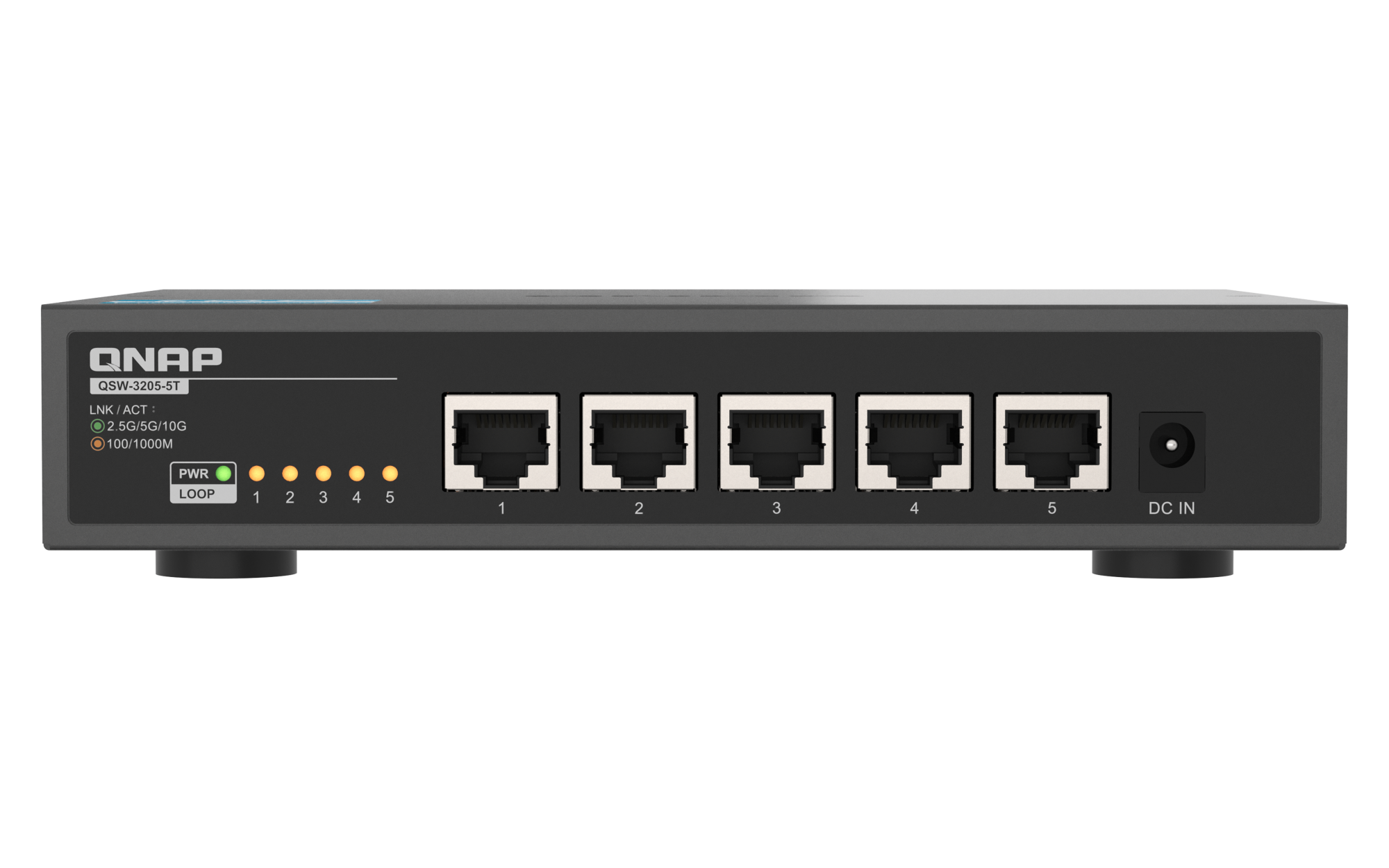 מתג רשת QNAP QSW 3205 5T 5 Port 10GbE Fanless
