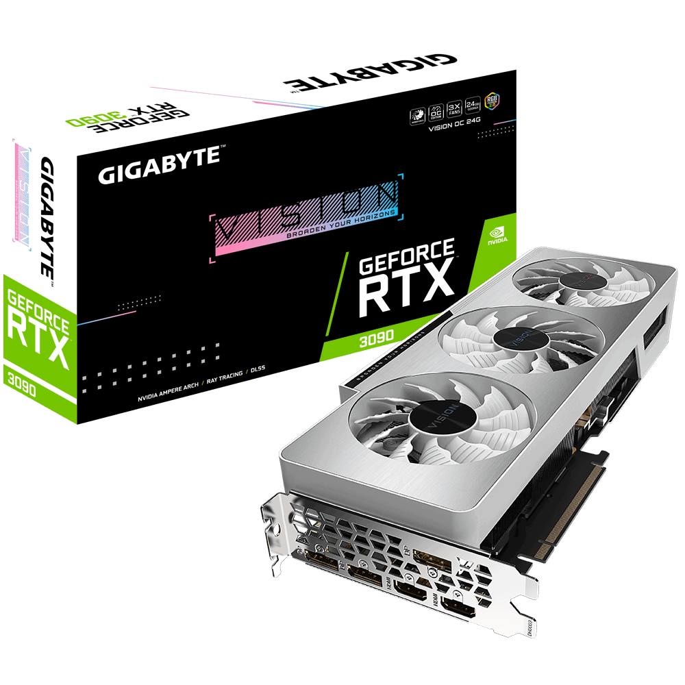 כרטיס מסך GIGABYTE GeForce RTX 3090 VISION OC 24GB