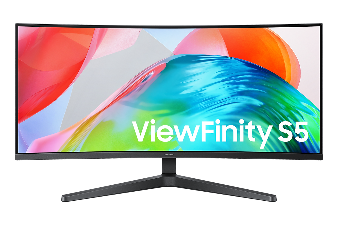 מסך Samsung S34H550GAU 34 Inch VA UWQHD 120Hz 5ms Curved HDR10