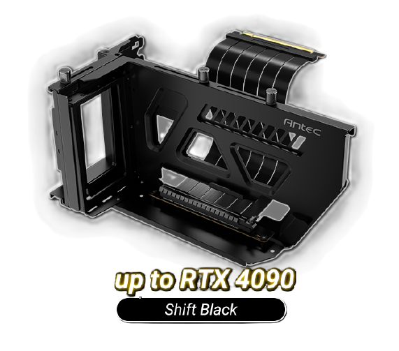 תופסן אנכי Antec Shift Vertical GPU Bracket incl PCIE4.0 riser