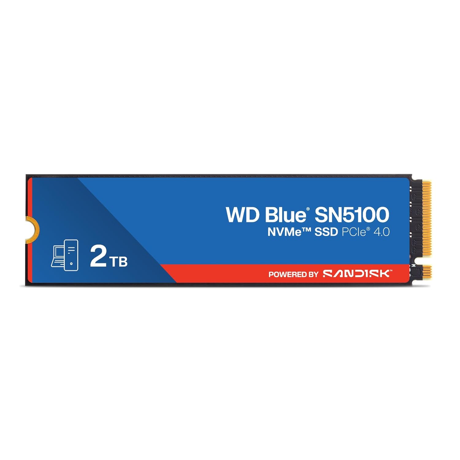 דיסק פנימי WD BLUE SN5100 2TB Gen4.0 Up to 7100MB/S Read 2280