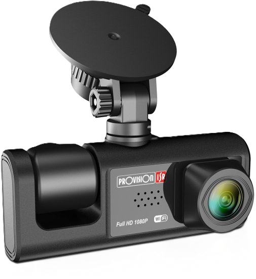 מצלמת רכב דו כיוונית PROVISION T2 Dual FHD WIFI CAMERA