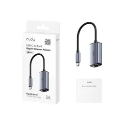 כרטיס רשת CUDY UE10C USB-C TO RJ45 UP TO 1GB