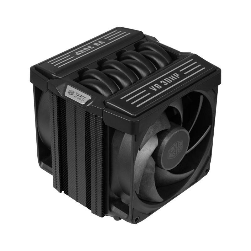 קירור אוויר Cooler Master V8 ACE 3DHP 300W TDP Black For Intel