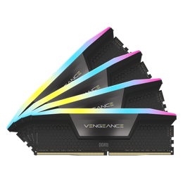 ז. לנייח CORSAIR VENGEANCE RGB 64GB 4x16GB DDR5 6200MHz C32