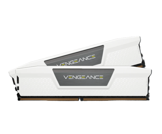זכרון לנייח DDR5 6000 C38  Corsair Vengeance White 32GB 2X16