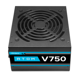 ספק כוח ANTEC ATOM V750 Active PFC 120MM silent fan non-mudular
