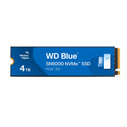 דיסק פנימי WD Blue SN5000 NVMe SSD 4TB PCIe Gen4X4 2280